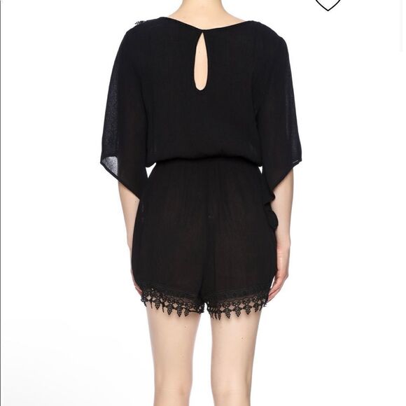 2/$20  Ambiance CROCHET TRIM ROMPER - Picture 4 of 12